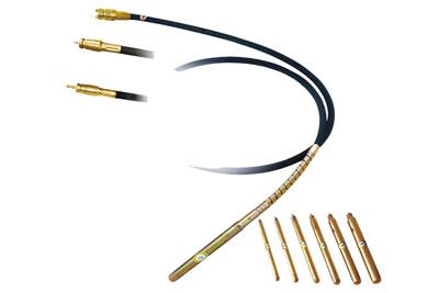  Flexible d'aiguille vibrante et tête de vibrateur, série JKV 